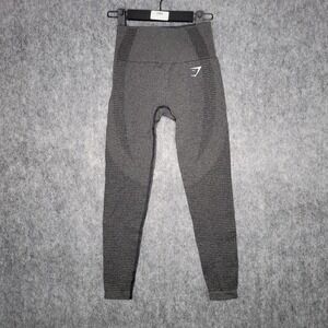 Gymshark Vital Seamless Legging Womens Compression High Waist Shaping XS S Grey